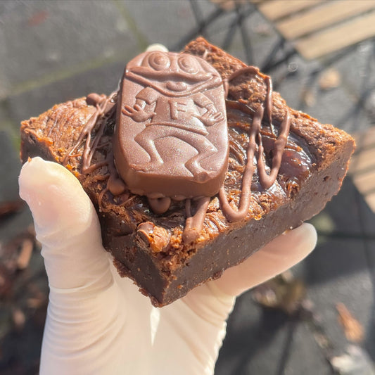 Caramel freddo brownie